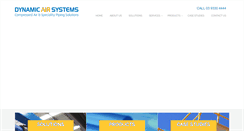 Desktop Screenshot of dynamicairsystems.com.au